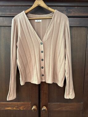Madewell women’s light button down cardigan